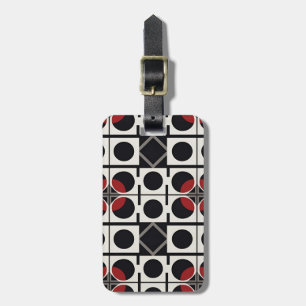 Abstract Stylish Minimalist Suitcase ID Luggage Tag