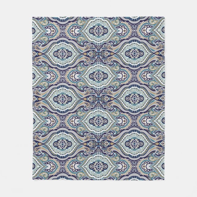 Abstract Suitable Fabric Wallpaper Design Fleece Blanket (Front)