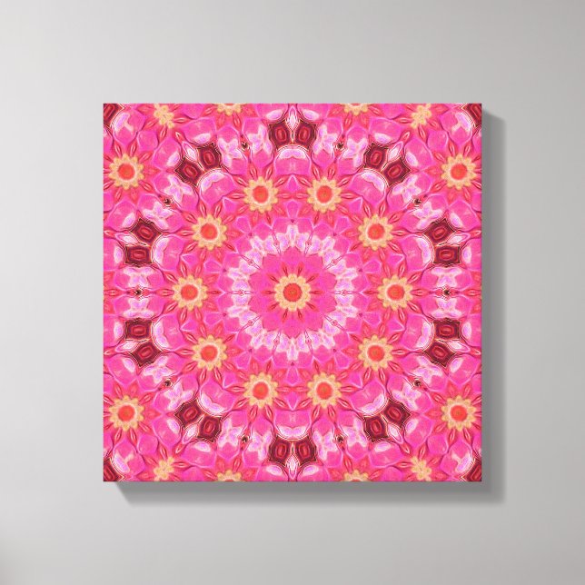 abstract summer canvas print (Front)