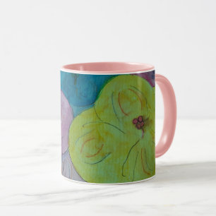 Abstract Summer Floral Mug
