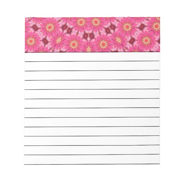 Abstract summer notepad (Front)