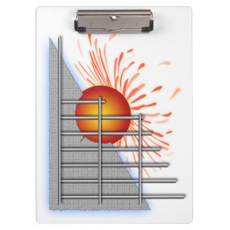 Abstract Sun Clipboard