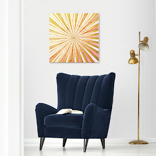 Abstract Sun Foil Prints