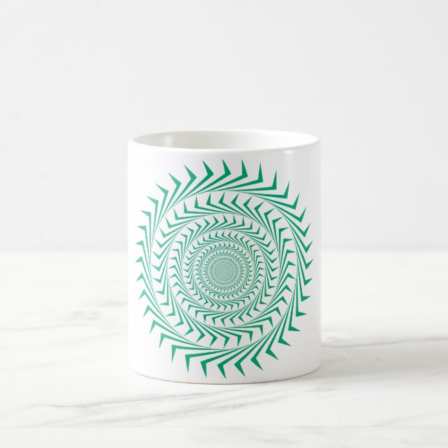 Abstract Sun Vortex Coffee Mug (Center)