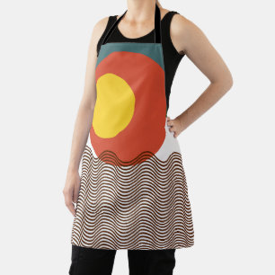 Abstract Sundown  Apron