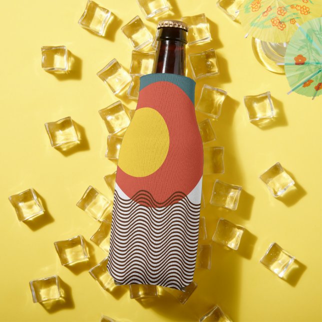 Abstract Sundown  Bottle Cooler (In Situ Summer)