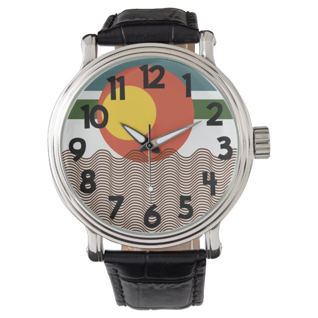 Abstract Sundown  Watch (Front)