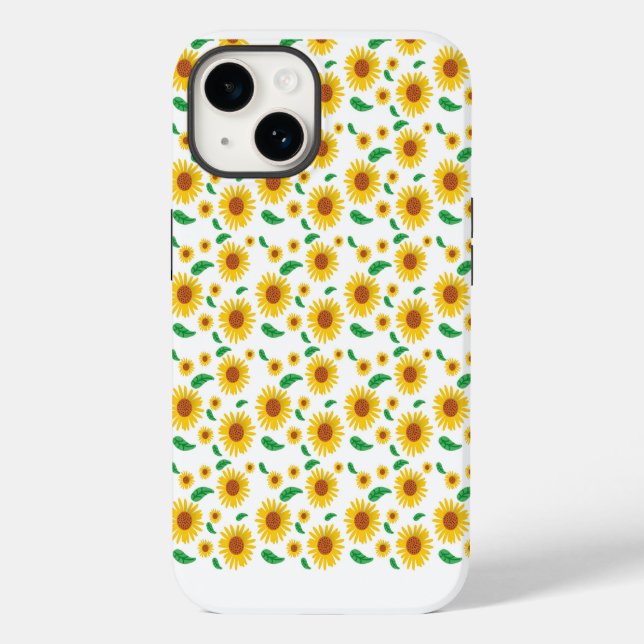 Abstract Sunflower  Case-Mate iPhone Case (Back)