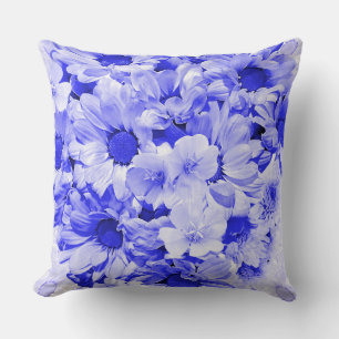 Abstract Sunflower Floral Art Print Cushion