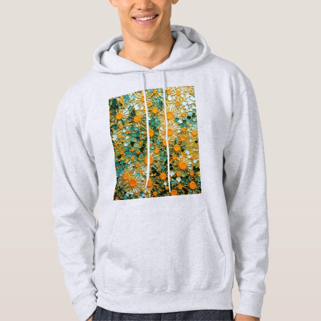 Abstract Sunflowers 102 Hoodie (Front)