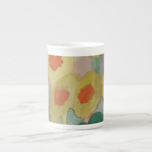 Abstract Sunflowers Bone China Mug