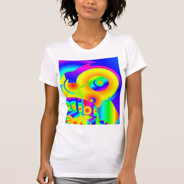 Abstract Sunflowers  T-Shirt (Front)