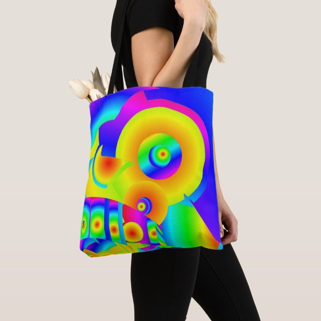 Abstract Sunflowers  Tote Bag (Close Up)