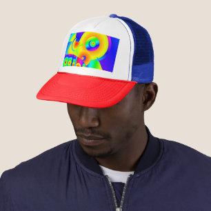 Abstract Sunflowers Trucker Hat