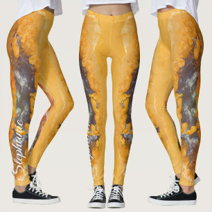 Abstract Sunset 0612 Leggings