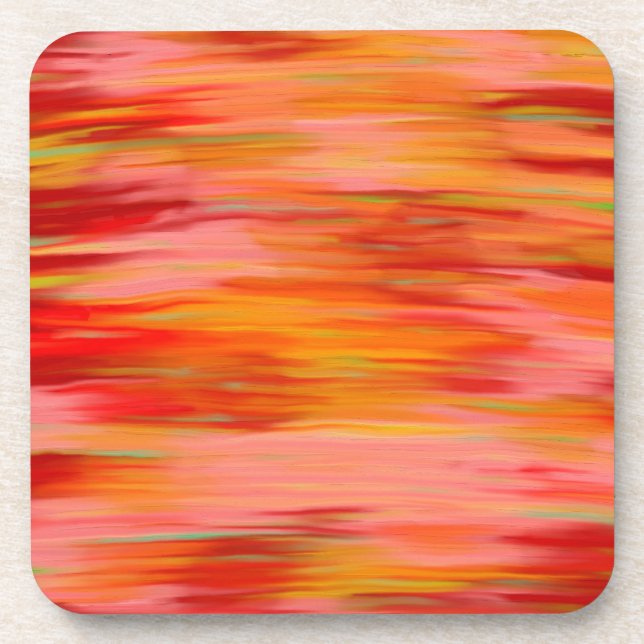 Abstract Sunset Coaster (Front)