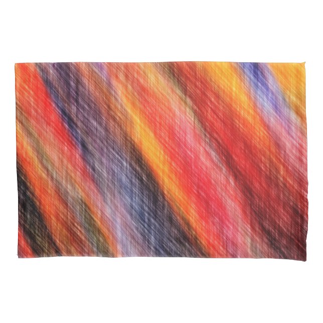 Abstract Sunset Colour Pillow Case (Front)
