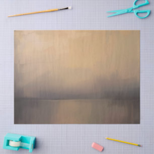 Abstract Sunset Landscape Gift Wrap – Warm Earth T Tissue Paper