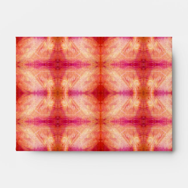 Abstract Sunset Pattern Envelope (Front)