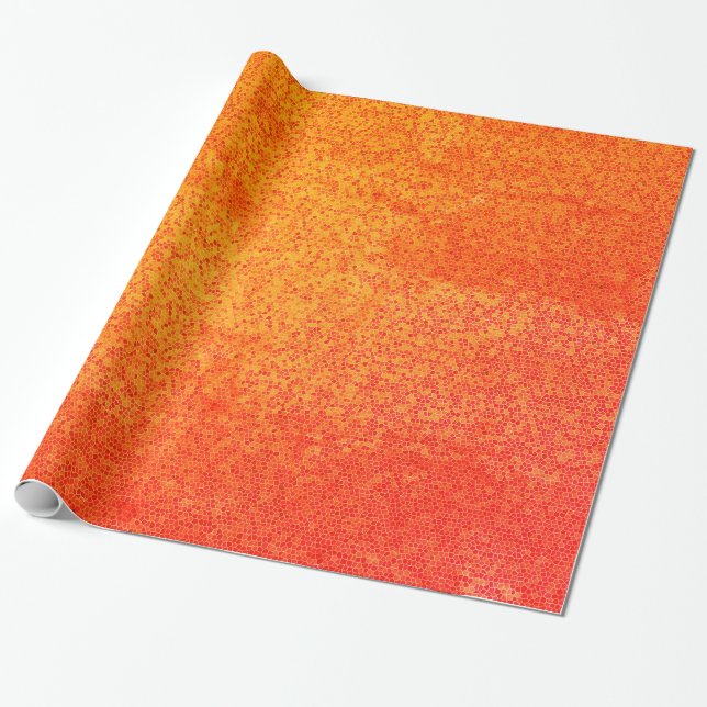 Abstract Sunset Wrapping Paper  (Unrolled)