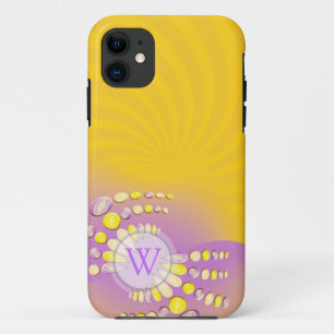 Abstract Sunshine Swirl iPhone Case-Mate Case