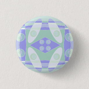 Abstract Surfing Purple Green 3 Cm Round Badge