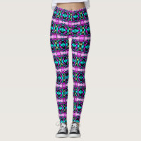 Abstract Surfing Turquoise Hot Pink Yellow Black 2