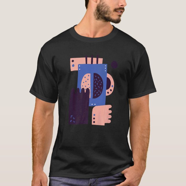 Abstract Surreal Cymbols Hands   T-Shirt (Front)