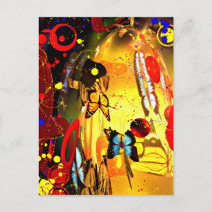 Abstract Surrealism Postcard