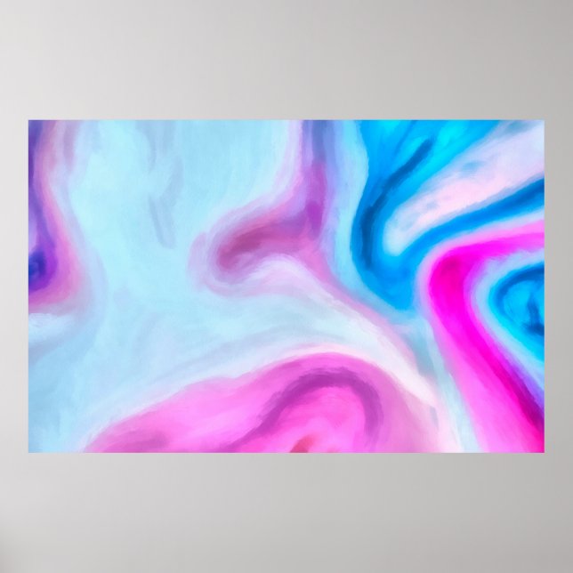 Abstract surrealistic background. Very colourful a Poster (Front)