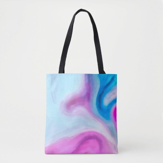 Abstract surrealistic background. Very colourful a Tote Bag (Front)
