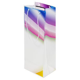 Abstract Swirl 1 Wine Gift Bag