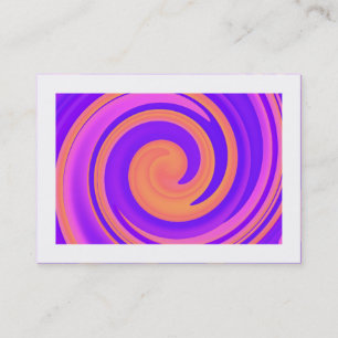 Abstract Swirl 250816 - 01c (Bordered) Business Card