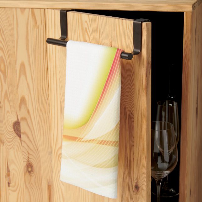 Abstract Swirl 2 Tea Towel (Thirds Fold)