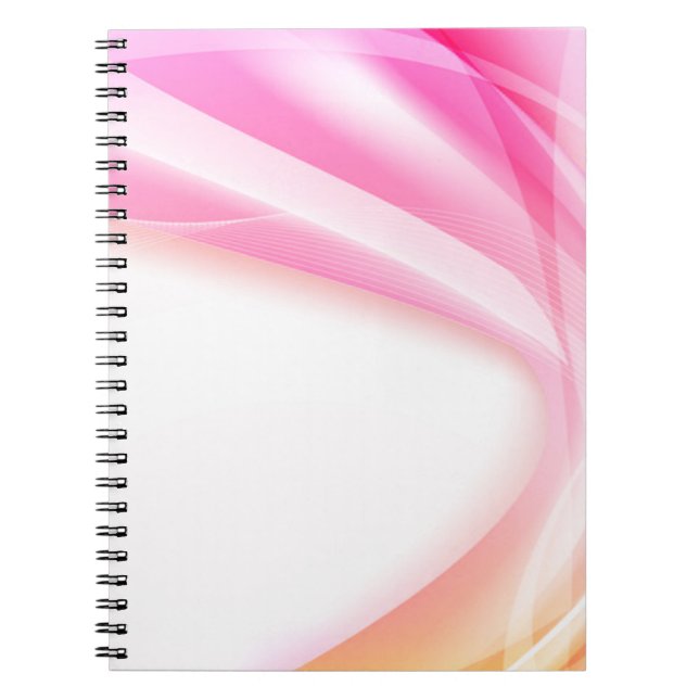 Abstract Swirl 3 Spiral Notebook (Front)