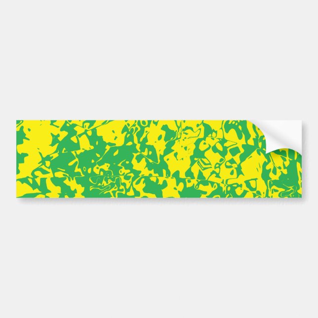 Abstract Swirl Bumper Sticker (Front)