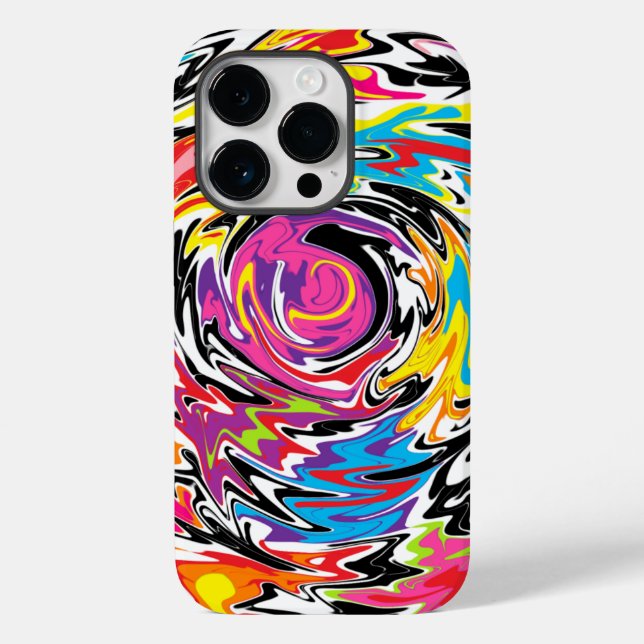 Abstract Swirl Case-Mate iPhone Case (Back)