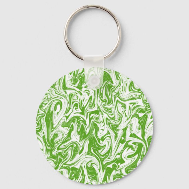 Abstract Swirl Key Ring (Front)