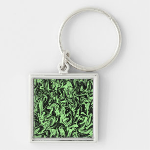 Abstract Swirl Key Ring