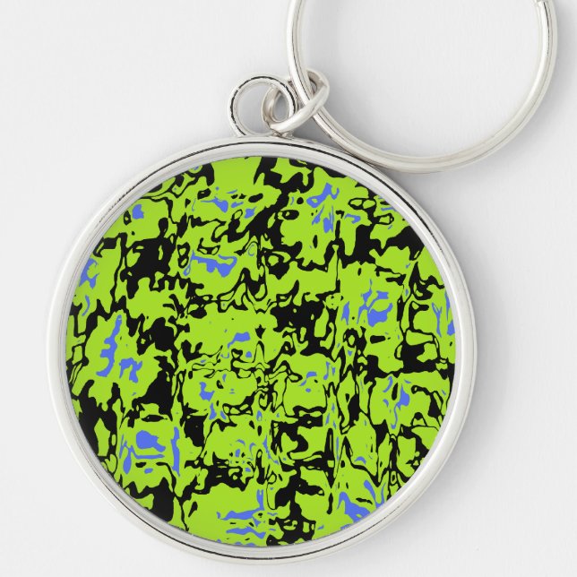Abstract Swirl Key Ring (Front)