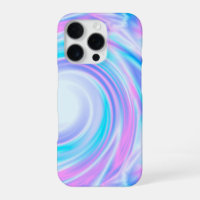 Abstract swirl liquid pastel purple colours print