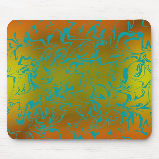 Abstract Swirl Mouse Pad (Front)