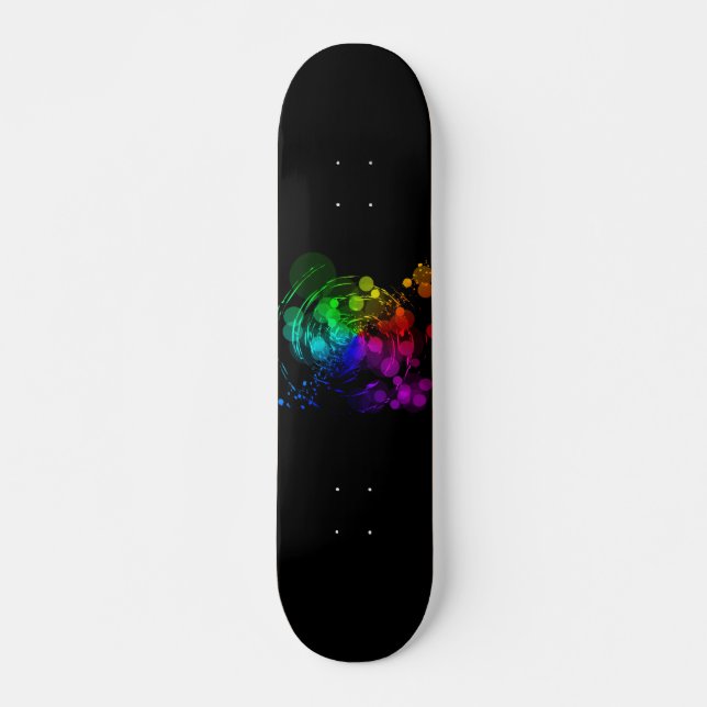 Abstract Swirl Skateboard (Front)