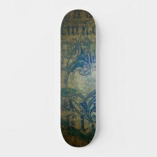 Abstract Swirl Skateboard Deck