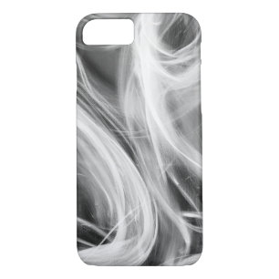 abstract swirl smoke pattern on black Case-Mate iPhone case