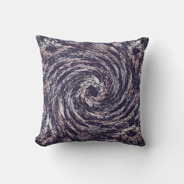 Abstract swirl texture cushion (Front)