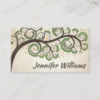 Abstract swirl tree branch