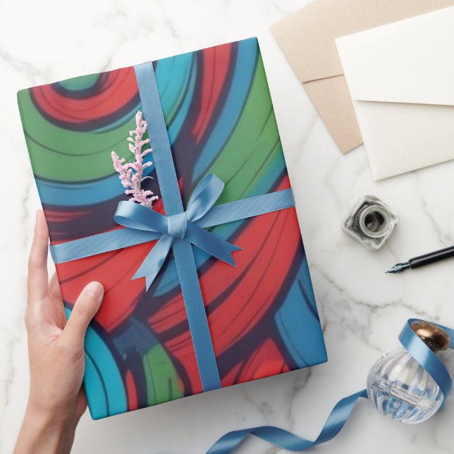 Abstract Swirl Wrapping Paper (Gifting)