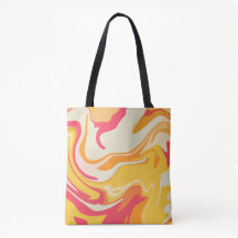 Abstract Swirling Design in Warm Tones