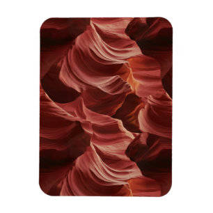 Abstract Swirling Pattern of Antelope Canyon Magnet